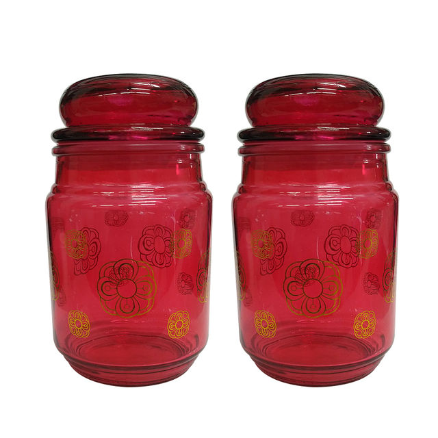 BAY6 Royal Glass Jar Set- 750 ml - (2pc)