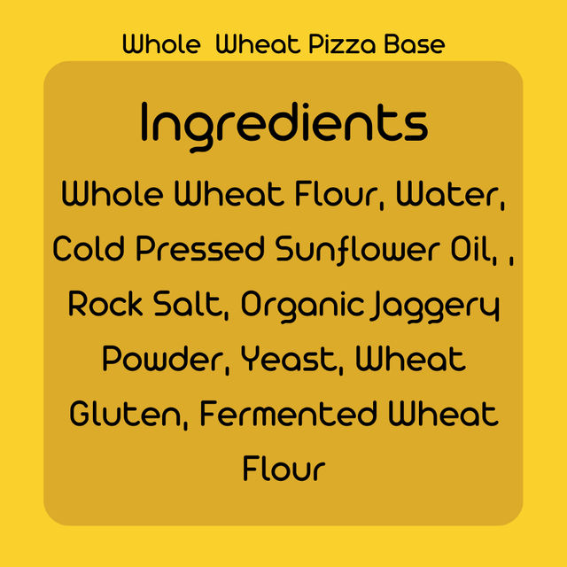 Paushtaa Whole Wheat Thin Crust Pizza Base