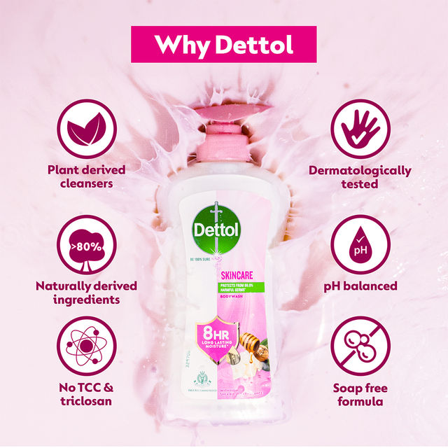 Dettol Body Wash and shower Gel | Skin Care Pump