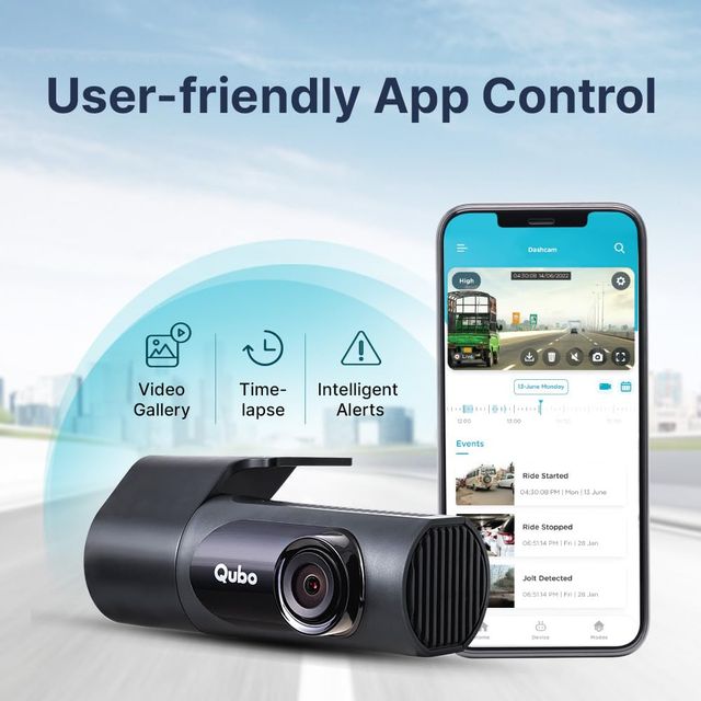 Qubo Dashcam Pro X 3MP from Hero Group