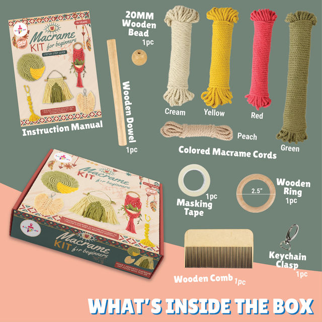 Kalakaram Macrame Kit For Beginners