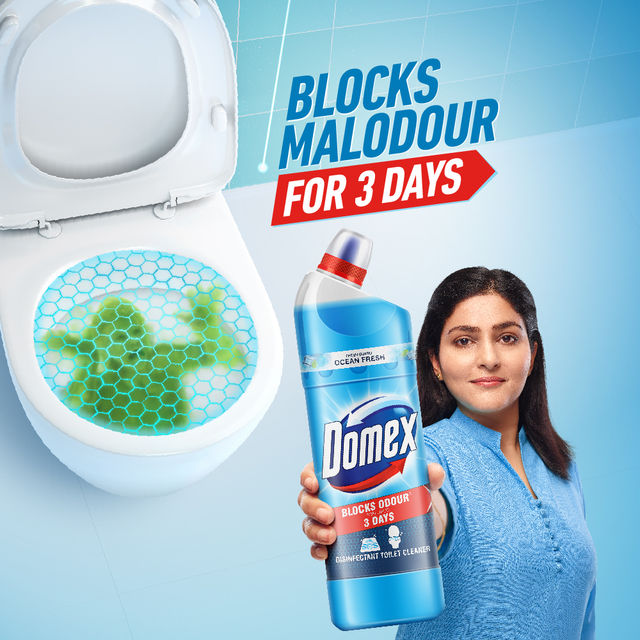 Domex Toilet Cleaner Liquid, Ocean Fresh