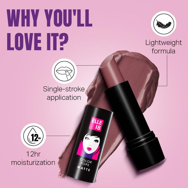 Elle 18 Color Pop Matte Lip Color | W12 - Mauve Date