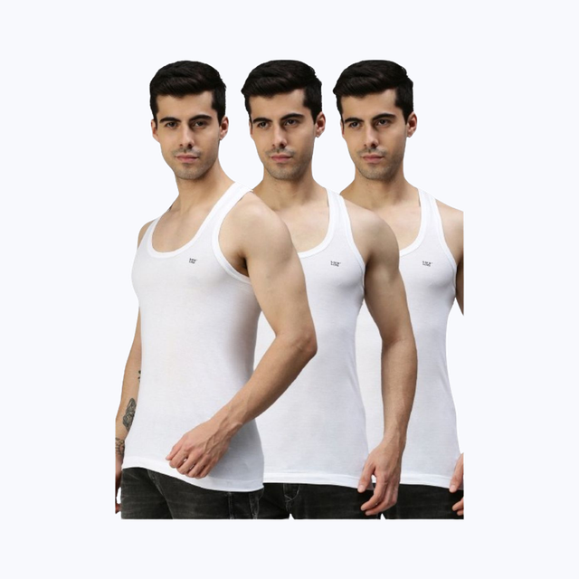 Lux Cozi 100% Cotton Men's Vest - 85 cm | Superior Comfort and Breathability