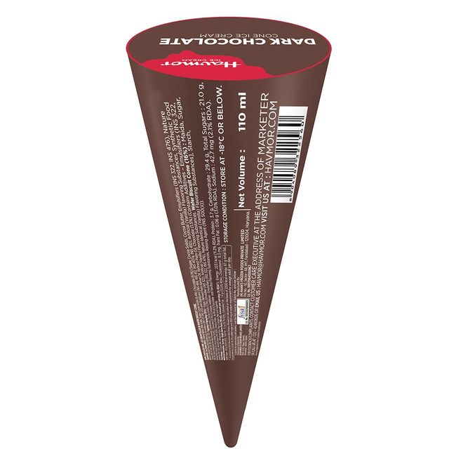 Havmor Dark Chocolate Ice Cream Cone & Kesari Rasmalai Combo