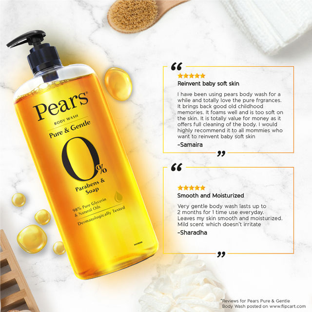 Pears Pure & Gentle Shower Gel Supersaver Xl Pump Bottle With 98% Pure Glycerine (750ml) & Wild Stone Hydra Energy Perfume For Men (100ml) Combo