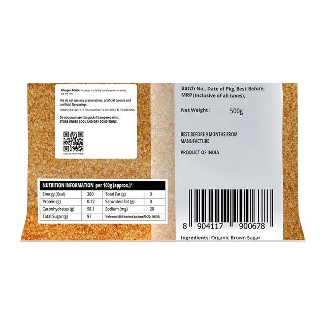 Pro Nature 100% Organic Sugar, Brown