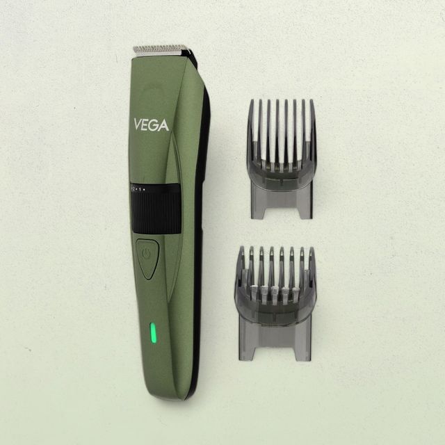 VEGA Power Series P-1 Beard Trimmer For Men With 160 Mins Runtime & 40 Length (Green)