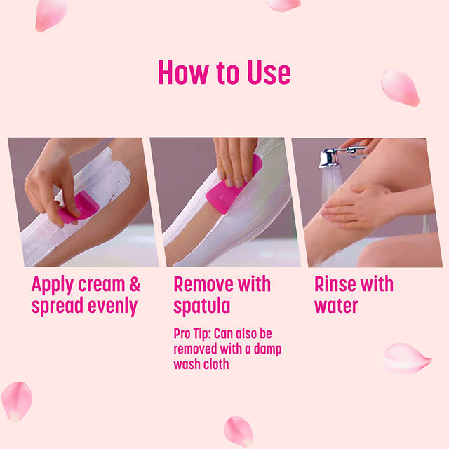 Veet Pure Hair Removal Cream - Normal Skin(50gms) & Roll-On Pearl & Beauty 50(50ml) Combo