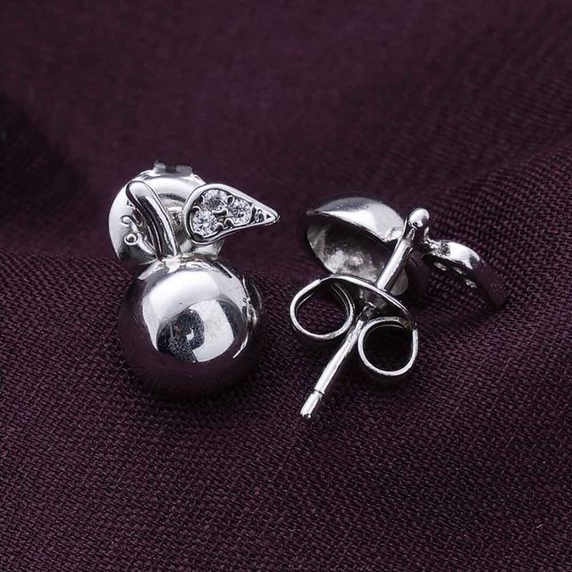 Palmonas Cherry Berry Stud Earrings- 925 Silver