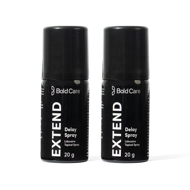 Bold Care Extend Delay Spray with Lidocaine 10% 20 g Combo