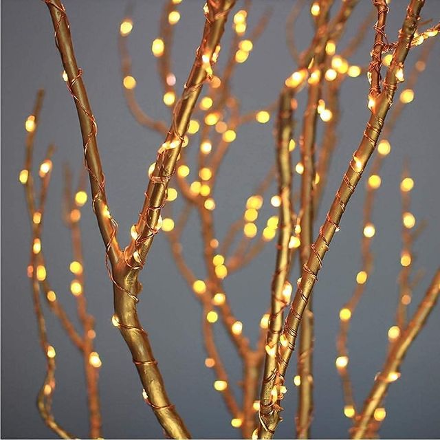 DesiDiya Round LED String Lights - Yellow | Heat Resistant