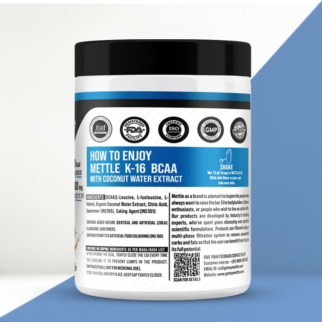 Getmymettle K-16 Bcaa (Malibu Cola)