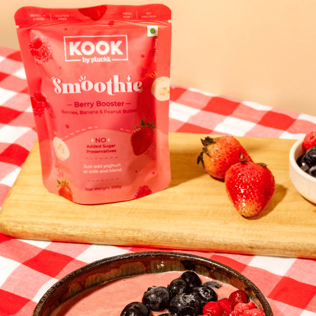 Pluckk Healthy & Lactose Free Berry Smoothie | Serves 1