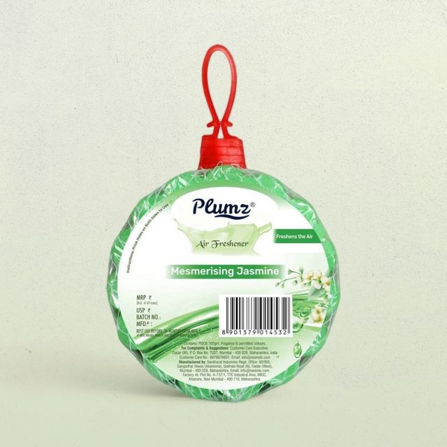 Plumz Premium Round Air Freshener Jasmine (100g)
