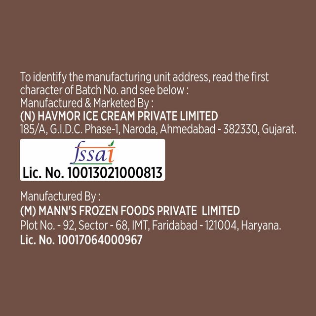 Havmor Dark Chocolate Ice Cream Cone 110 ml Combo