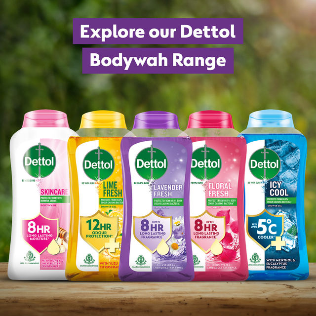Dettol Body Wash and Shower Gel for Women and Men | Lavender Fresh