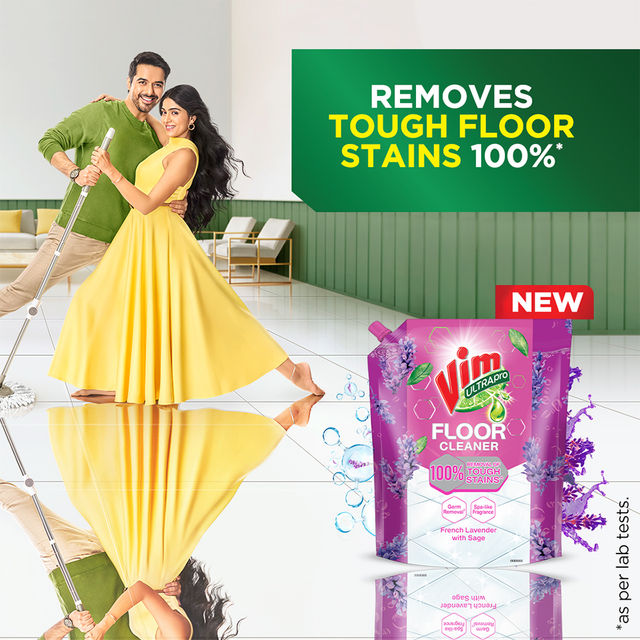 Vim Ultrapro Floor Cleaner Lavendar Pouch