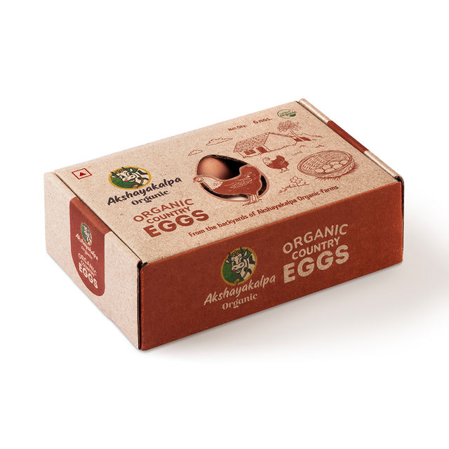 Akshayakalpa Organic Country Brown Eggs