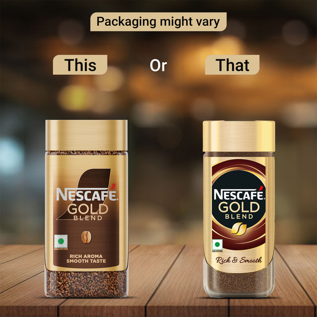 Nescafe Gold Blend Rich and Smooth Arabica and Robusta Instant Coffee