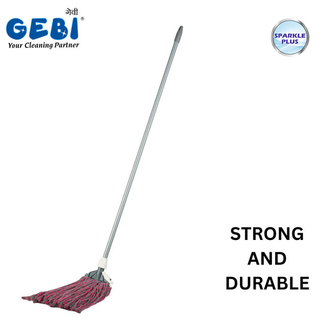 Gebi Sparkle Plus Fab Clip Mop 400 | Telescopic Handle)