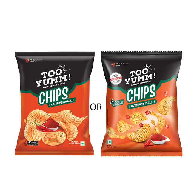 Too Yumm - Potato Chips Kashmiri Chilli(82gms) & Coca-Cola Soft Drink(750ml) Combo