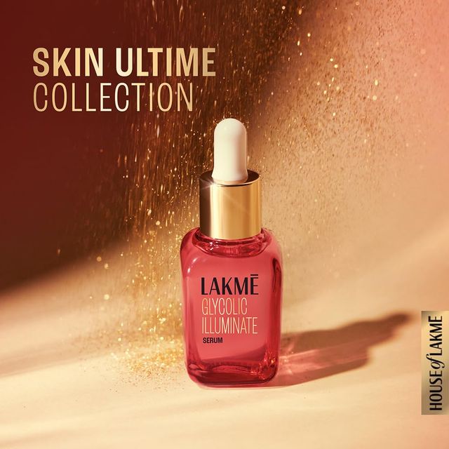 Lakme Glycolic Illuminate Serum With 1% Glycolic Acid Reduces Dullness & Improves Texture