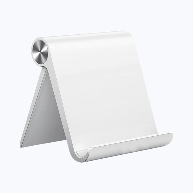Striff Uph1W Multi Angle Tablet/Mobile Stand. Holder For Iphone, Android (White) Tabletop