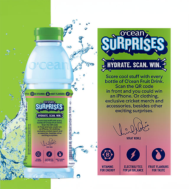 O'cean Beverages Pink Guava Flavoured Water
