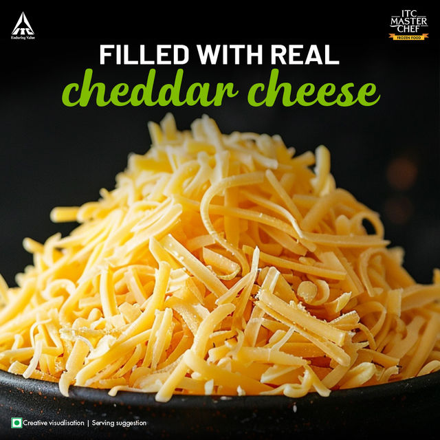 ITC Master Chef Cheesy Corn Triangle Nugget | Goodness of Protein | With Cheddar Cheese | 28 pieces