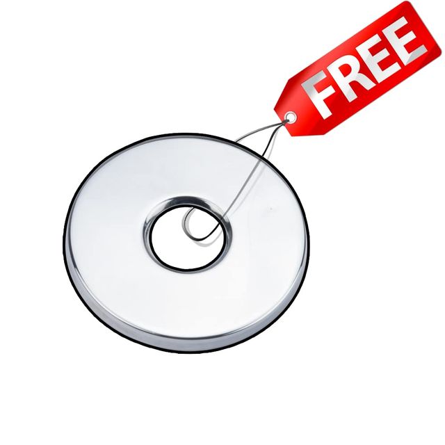 Plantex PRI-306 Angular Concealed Stop Valve - Teflon Tape & Wall Flange (Mirror-Chrome)