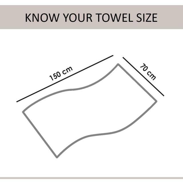 Lushomes Cotton Bath Towel - Aqua Blue | Popcorn Weave | 70 x 150 cm | 335 GSM