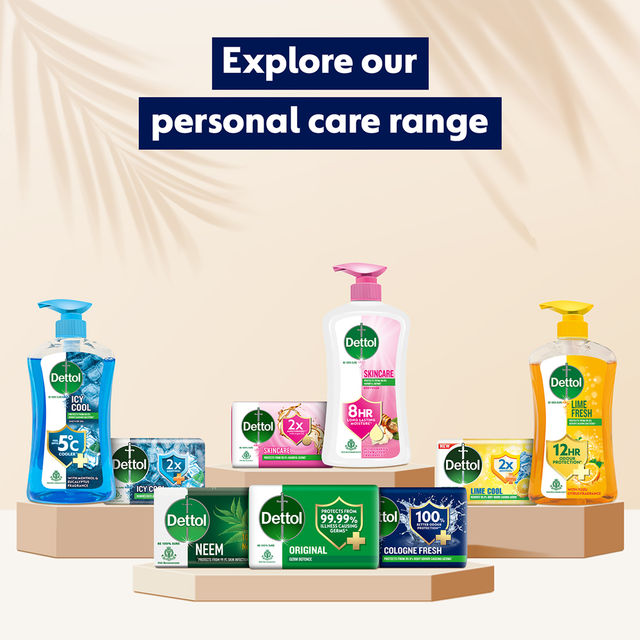 Dettol Cologne Fresh Bathing Soap Bar with 100% better odour protection