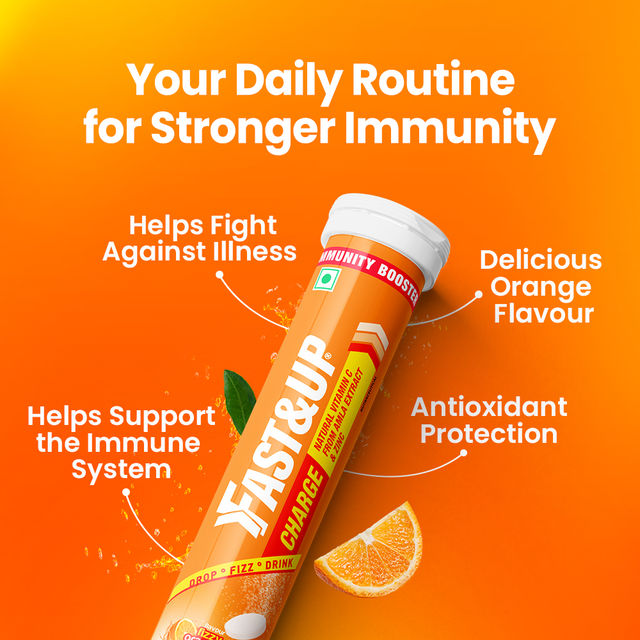 Fast&Up Charge Vitamin C Immunity Booster - Orange