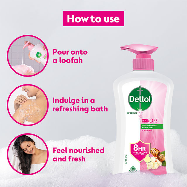 Dettol Body Wash and shower Gel | Skin Care Pump
