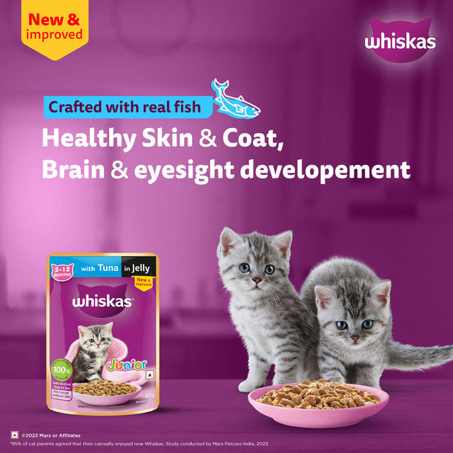 Whiskas Junior Tuna in Jelly Wet Cat Food
