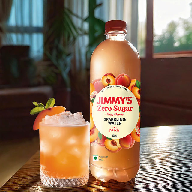 Jimmy's Cocktails Peach Sparkling Water