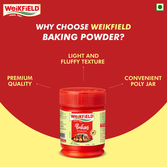 Weikfield Baking Powder Jar 100 g Combo