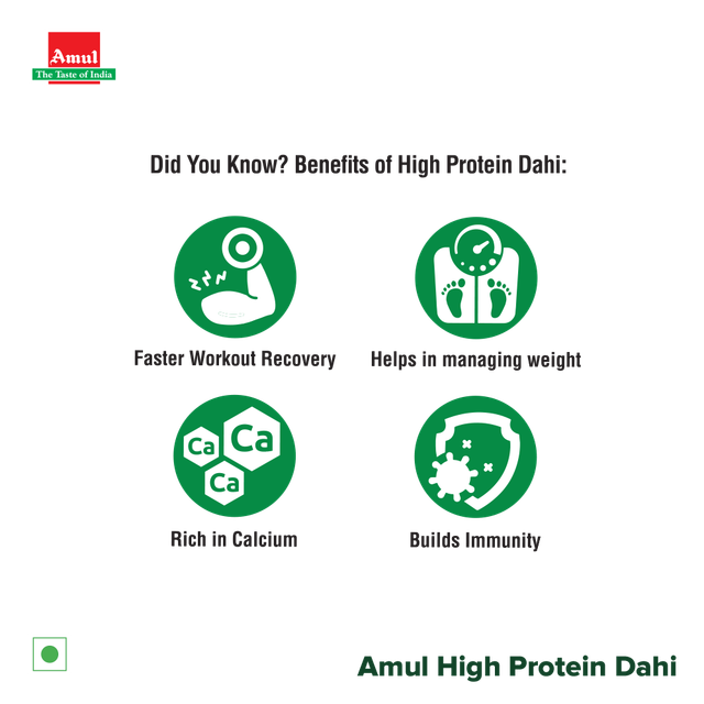 Amul High Protein Cup Dahi 400 g Combo