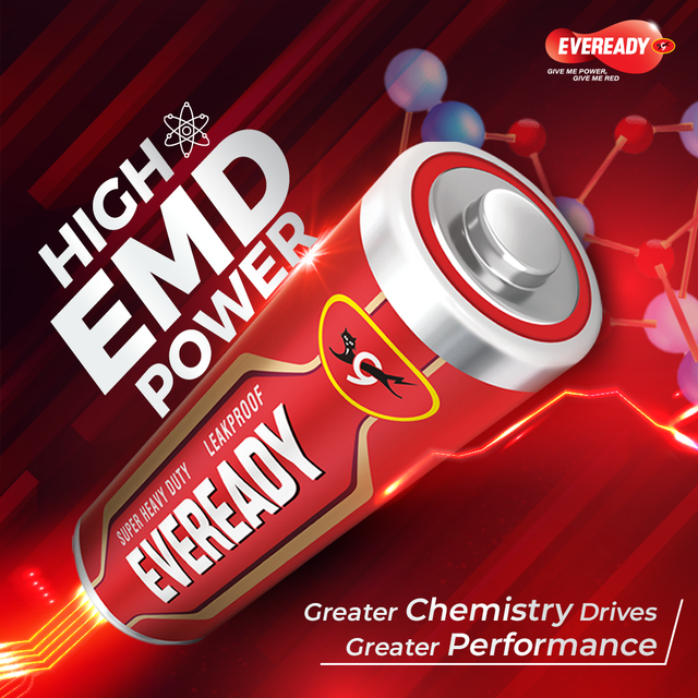 Eveready Carbon Zinc AAA Battery 4 pc Combo