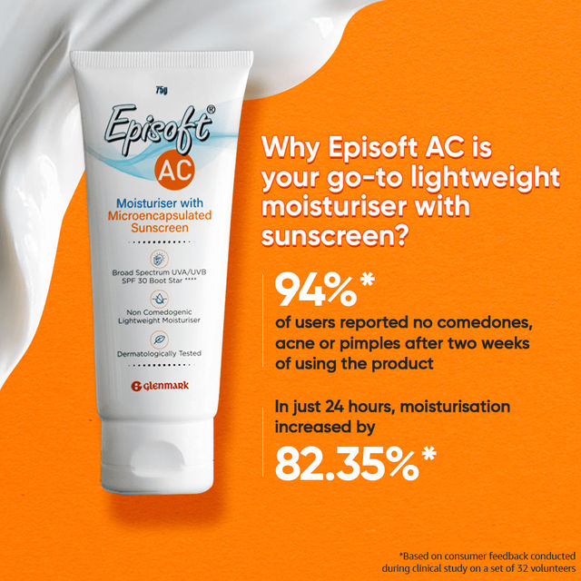 Glenmark Episoft Ac Moisturizer With Sunscreen SPF 30+