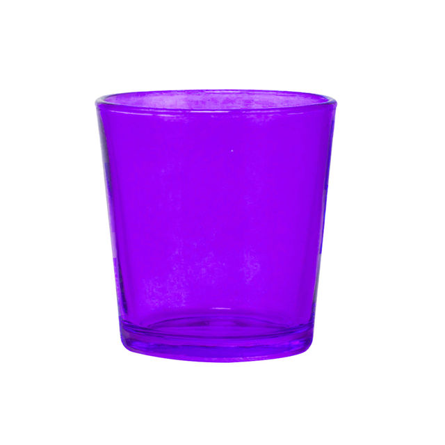 BAY6 Colored Glass Votive Set - 2 Inch | 4pc - Assorted