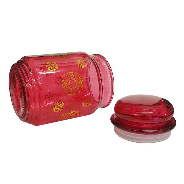 BAY6 Royal Glass Jar Set- 750 ml - (2pc)
