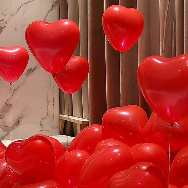 Let's Vybe Balloon Heart Shape