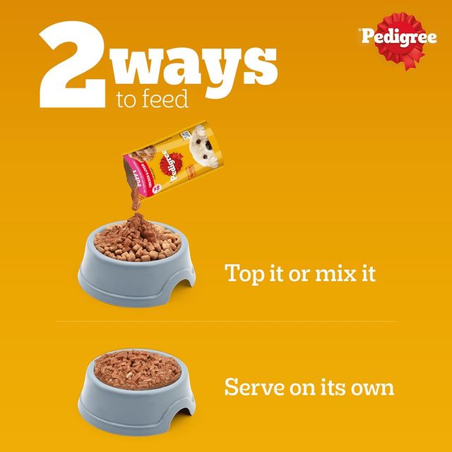 Pedigree Puppy Chicken & Liver Chunks In Gravy Wet Dog Food, 130g, Pack of 3