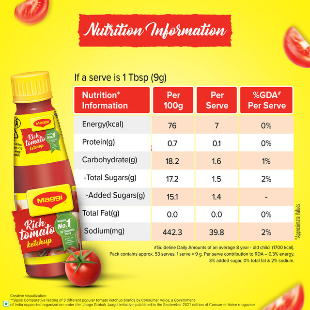 MAGGI Rich Tomato Ketchup | Bottle