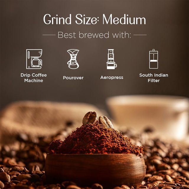 Bru Southern Trails R&G Bag Mysore Nuggets Medium Roast Ground Coffee