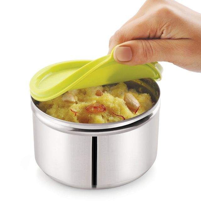 Magnus Easy Lock Stainless Steel 520 ml Storage Container with Leakproof Lid & BPA Free - Assorted