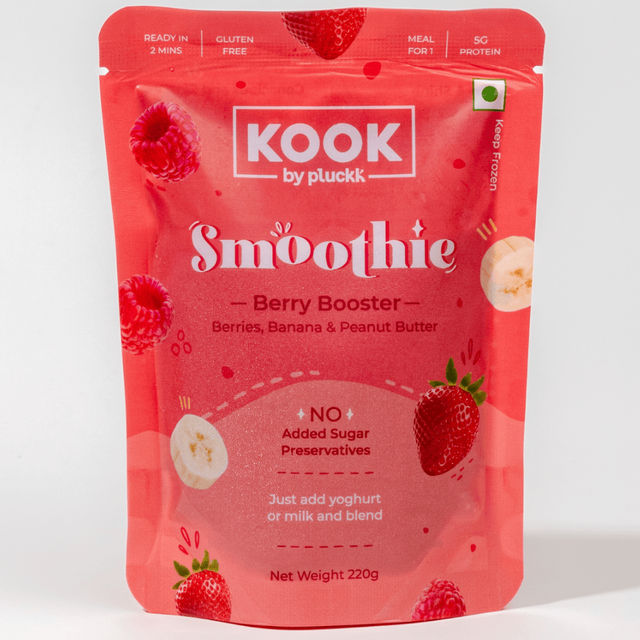 Pluckk Healthy & Lactose Free Berry Smoothie | Serves 1