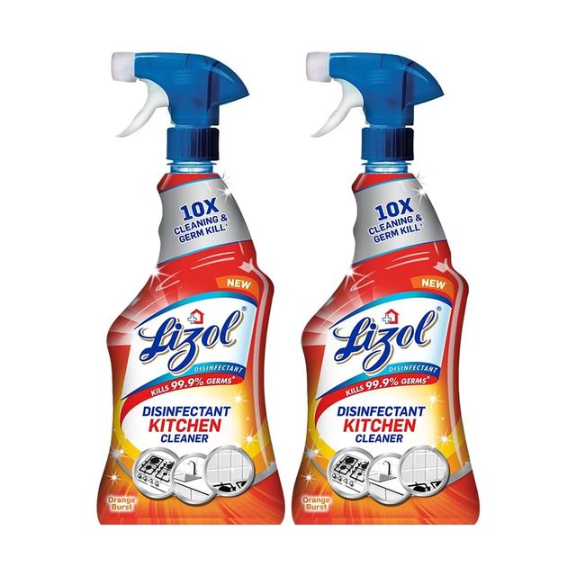 Lizol Kitchen Cleaner Spray - Cleans Stove, Chimney & Sink 450 ml Combo